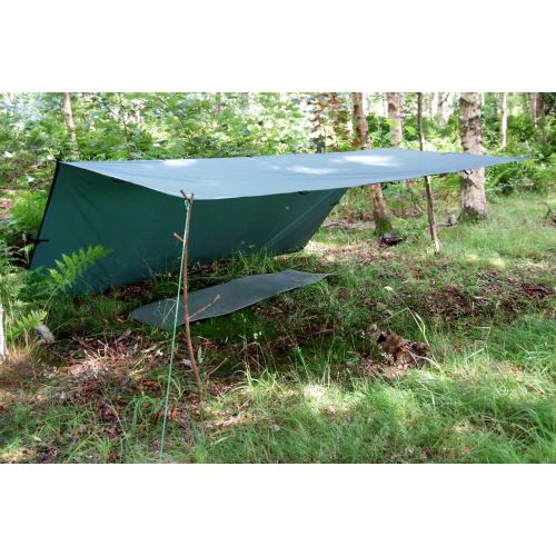  Bayite DD Tarp 3m x 3m - Lightweight, Versatile & Tough Tarp / Basha (Jet Black)