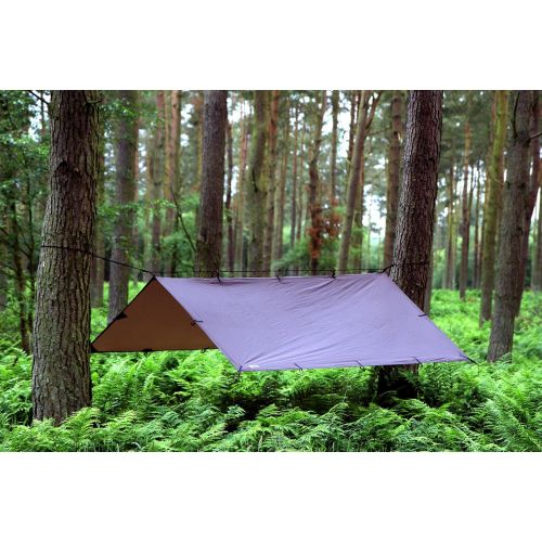  Bayite DD Tarp 3m x 3m - Lightweight, Versatile & Tough Tarp / Basha (Jet Black)