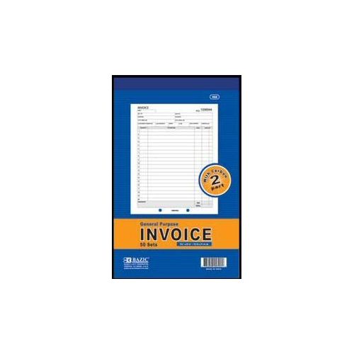  Bazic Products BAZIC 50 Sets 5 916 X 8 716 2-Part Invoice w Carbon Case Pack 24 Computers, Electronics, Office Supplies, Computing