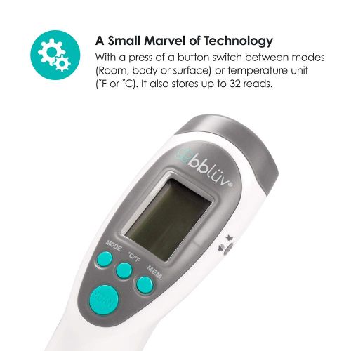  Bbl%C3%BCv bbluev - Termoe - 4 in 1 Infrared Digital Thermometer