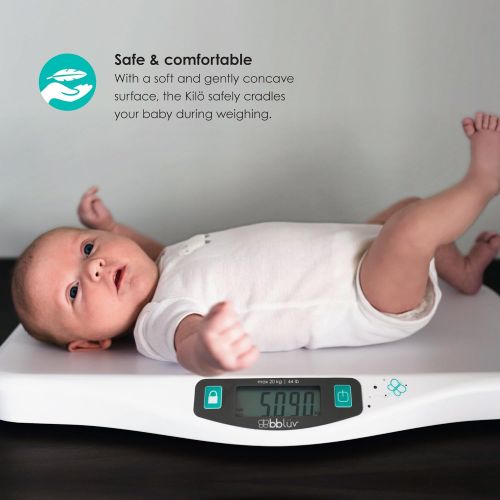  [아마존베스트]Bbluev bbluev - Kiloe - Precise Digital Baby Scale for Infants up to 44 lbs