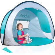 bbluev - Sunkitoe - Pop Up Baby Play Tent and Canopy Sun Shelter with SPF 50 + Mosquito Net, Perfect for Infant at The Beach, Park, Camping or Playroom, Folds Flat for Easy Travel, C