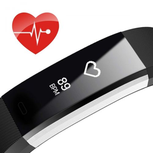  Bchance Fitness Tracker with Heart Rate Monitor, Waterproof Fitness Band Activity Tracker Smart Watch with Sleep Monitor Step Calorie Counter Pedometer Watch for Kids Men Women Gif