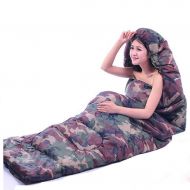 Bdclr Camouflage Outdoor Camping Sleeping Bag, Adult Thickening Winter Sleeping Bag
