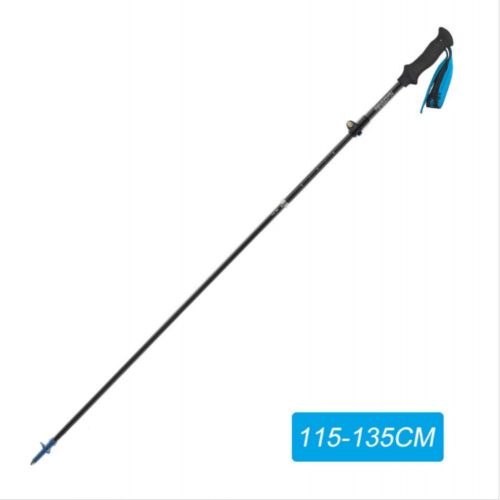  Bds MCC Carbon Fiber Ultralight 5-Sections Foldable Adjustable Trekking Pole Carbon Fiber Walking Hiking Stick