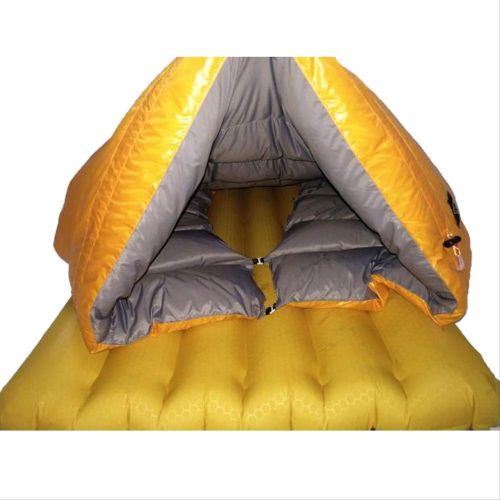  Bds 20d Winter Autumn Spring 90% White Duck Down Mummy Sleeping Bag Blanket Mat Quilt Hammock Ground Camping