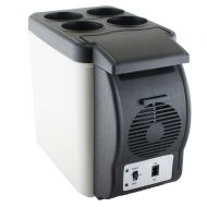 Portable Car Refrigerator Fridge Cooler Warmer Freezer 6L 12V for Car, Travel, Beach, Office, Truck Camping