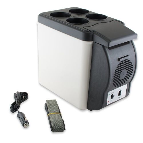  Portable Car Refrigerator Fridge Cooler Warmer Freezer 6L 12V for Car, Travel, Beach, Office, Truck Camping