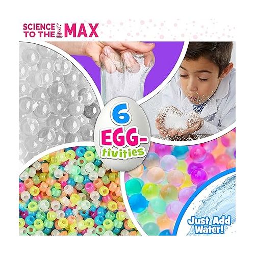  Be Amazing! Toys Egg-Cellent Experiment - 6 Pack Science Experiments for Children- Egg-Shaped Activity Kit for Boys and Girls - Easter Party Favor or Basket Stuffer - STEM for Kids 8+