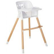 Be Mindful Baby High Chair, White