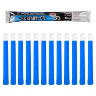 Be Ready Blue Glow Sticks - Industrial Grade 8+ Hours Illumination Emergency Safety Chemical Light Glow Sticks
