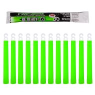 Be Ready Green Glow Sticks - Industrial Grade 12 Hour Illumination Emergency Safety Chemical Light Glow Sticks (12 Pack Green) …