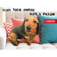 /BeTheOriginal Custom shaped dog pillow, college student gift, decorative pillows, personalized gift, dog lover gift, gift women, pet memorial pillow