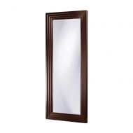 BeUniqueToday Oversized Full Length Floor Mirror with Espresso Wood Frame, Comes in A Sleek Modern Design with A Deep Espresso Brown Finish, Ideal for Opening Up A Space or Adding