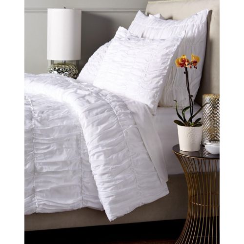  Be-You-tiful Home Sophie Duvet Cover 2-Piece Set, Twin, White