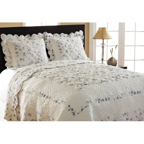  Be-You-tiful Home Floral Bouquet King Quilt with Shams