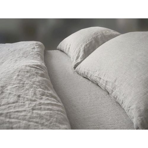  BeaLinen Linen Sheets Set Stone Washed Super Soft Luxury 4pc Seamless Queen King Full Double Pure 100% European Flax Natural Organic CHRISTMAS SALE!