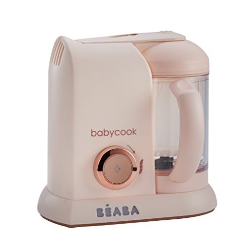  [아마존베스트]Beaba BEABA Babycook 4 in 1 Steam Cooker & Blender and Dishwasher Safe, 4.5 Cups, Rose Gold