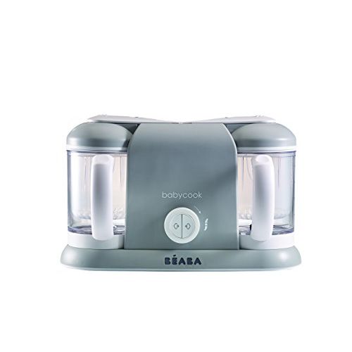  [아마존베스트]Beaba BEABA Babycook Plus 4 in 1 Steam Cooker and Blender, 9.4 cups, Dishwasher Safe, Cloud