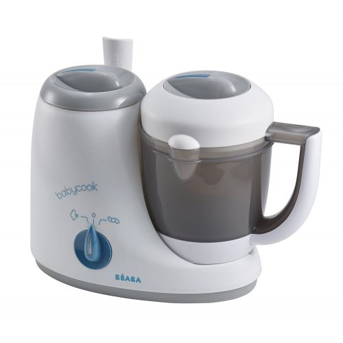  [아마존베스트]Beaba BEABA Babycook Original 4 in 1 Steam Cooker and Blender, 3.5 Cups, Dishwasher Safe, Peacock