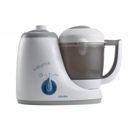  [아마존베스트]Beaba BEABA Babycook Original 4 in 1 Steam Cooker and Blender, 3.5 Cups, Dishwasher Safe, Peacock