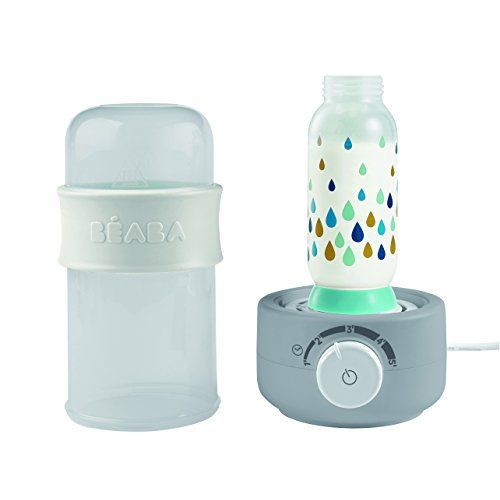  Beaba - Babymilk Flaschchenwarmer mit Dampf, grau