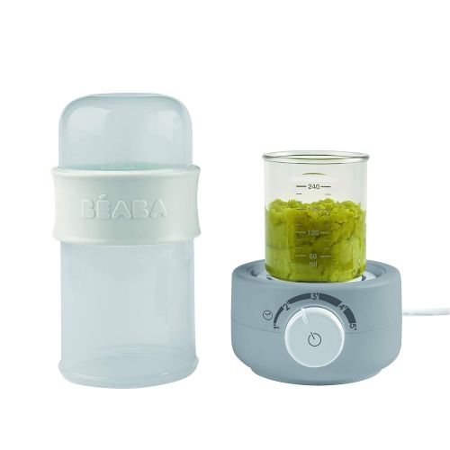  Beaba - Babymilk Flaschchenwarmer mit Dampf, grau