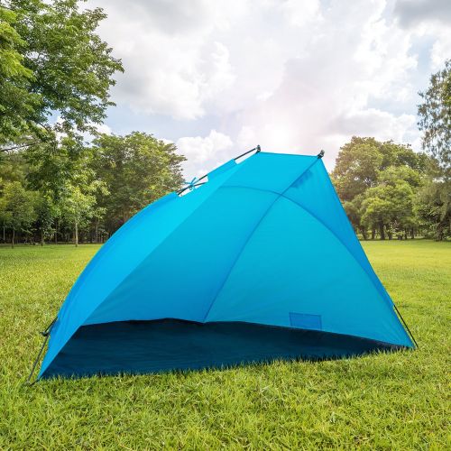  Thermalabs Beach Shade Shelter Mars, 2-3 Person Anti UV Tent: Enjoy The Outdoors with Comfort! Rain, Breeze & Sun Canopy for Babies, Kids & Adults. Easy Up Backyard, Park, Garden, Picnic, Spo