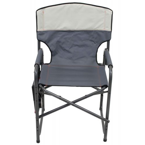  Beach RIO Gear Broadback Compact Fold Design Directors Outdoor Folding Chair - Slate/Putty