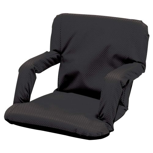  Beach RIO Gear Rio Brands Go Anywhere Portable Backpack Stadium Chair - Black, 18.5 x 20.5 x 17.75