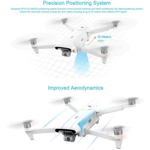  Beacon Pet FIMI X8 SE 2020 Drone 8km Range 35mins Flight Time 3X Digital Zoom Camera 4K HDR Video 3-Axis Mechanical Gimbal Rain-Proof Design FlyCam Quadcopter UAV