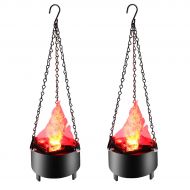 Beacon Pet Fake Fire Flame Light 3D Hanging Effect Electronic LED Simulated Flame Lamp Halloween Decor...