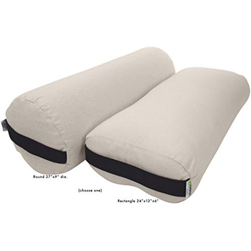  Bean Products Yoga Bolster Rectangle Organic Cotton - Natural