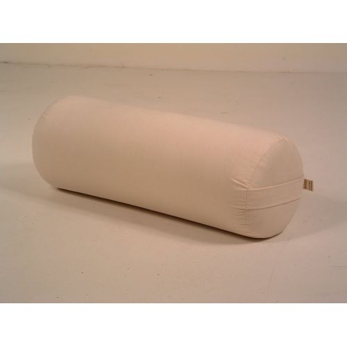  Bean Products Yoga Bolster Round Organic Cotton - Natural