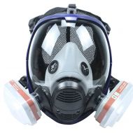 Bearhoho Full Face Respirator Mask with Filters Similar For 6800 Masks Organic Vapors N95 Level Silicone Respirator Mask for Painting, Chemicals,Pesticide
