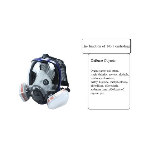  Bearhoho Full Face Respirator Mask with Filters Similar For 6800 Masks Organic Vapors N95 Level Silicone Respirator Mask for Painting, Chemicals,Pesticide