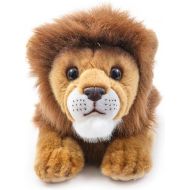 Bearington King the Lion: Realistic Plush Ultra-Soft 14” Long Stuffed Animal Toy Made With Premium Fill and Poseable Limbs; Surface Washable, Great Gift for Boys, Girls and Wildlife Lovers of All Ages