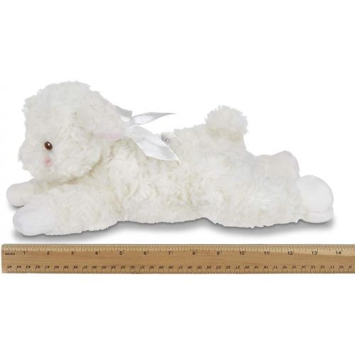  Bearington Collection Bearington Baby Blessings Lullaby Musical Plush Stuffed Animal Lamb, 12 inches