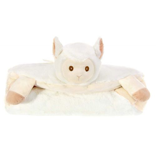  Visit the Bearington Collection Store [가격문의]Bearington Baby Lil Alma Belly Blanket, Llama Plush Stuffed Animal Tummy Time Play Mat