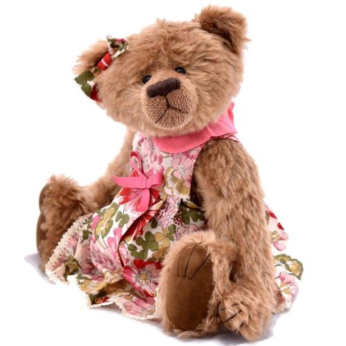  Bearitz Sophia - Teddy Bear Light Brown Steiff Schulte Mohair Artist Collectable OOAK 15 inches