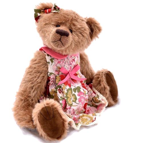  Bearitz Sophia - Teddy Bear Light Brown Steiff Schulte Mohair Artist Collectable OOAK 15 inches