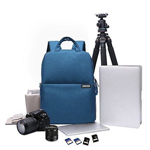  Beaspire Professional Fashion Waterproof Large Size Multifunction DSLRSLR Travel Outdoor Laptop Bag Durable Camera Backpack for Sony Canon Nikon Olympus Lens Tripod and Accessorie