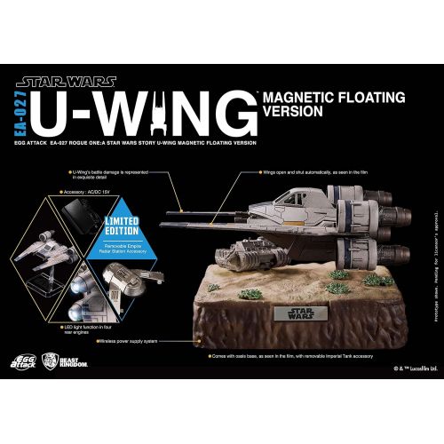  Beast Kingdom Star Wars Rogue One: Egg Attack Ea-027 U-Wing Magnetic Floating Vehicle