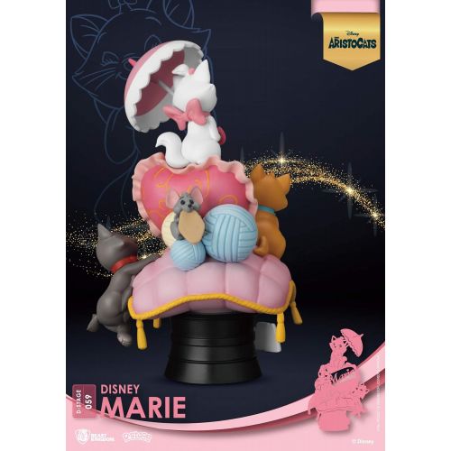  Beast Kingdom Disney Classic Animation Series: The Aristocats: Marie DS 059 D Stage Statue, 6 inches