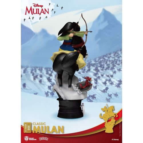  Beast Kingdom Disney Classic: Mulan DS 055 D Stage Statue, Multicolor, 6 inches