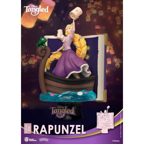  Beast Kingdom Disney Story Book Series: Rapunzel DS 078 D Stage Statue, Multicolor, 6 inches