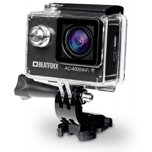  Beatfoxx AC-4000WiFI Full HD Action Kamera (Video: 1920 x 1080p bei 30 fps, Unterwassergehause, 170° Weitwinkel Objektiv, integrierte WiFi schnittstelle, Umfangreiches Halterungsse