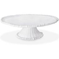 Beatriz Ball Pedestal Cake Plate, White