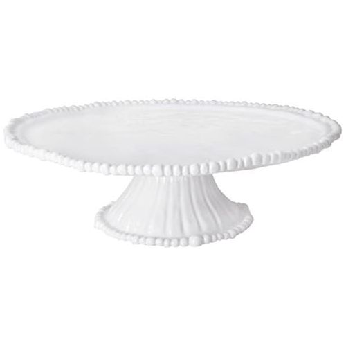  Beatriz Ball 2423 Alegria White Pedestal Cake Plate,