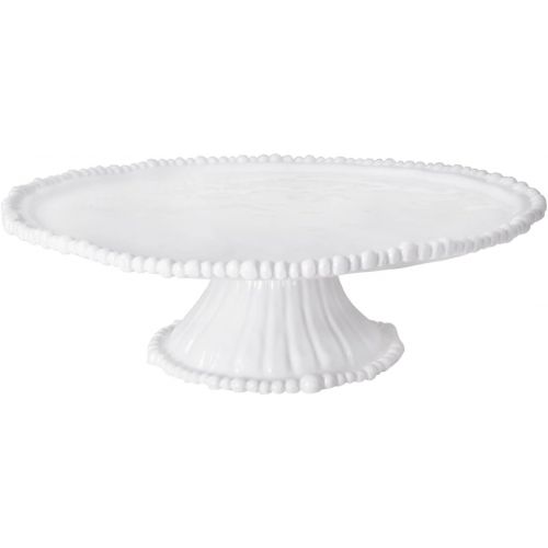  Beatriz Ball 2423 Alegria White Pedestal Cake Plate,